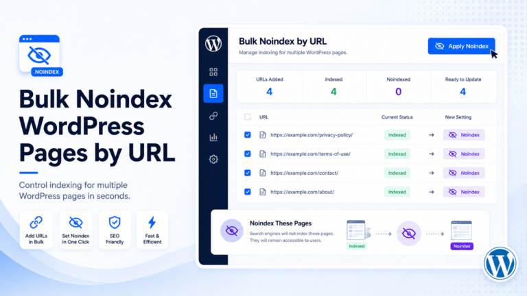 Bulk Noindex Workflows